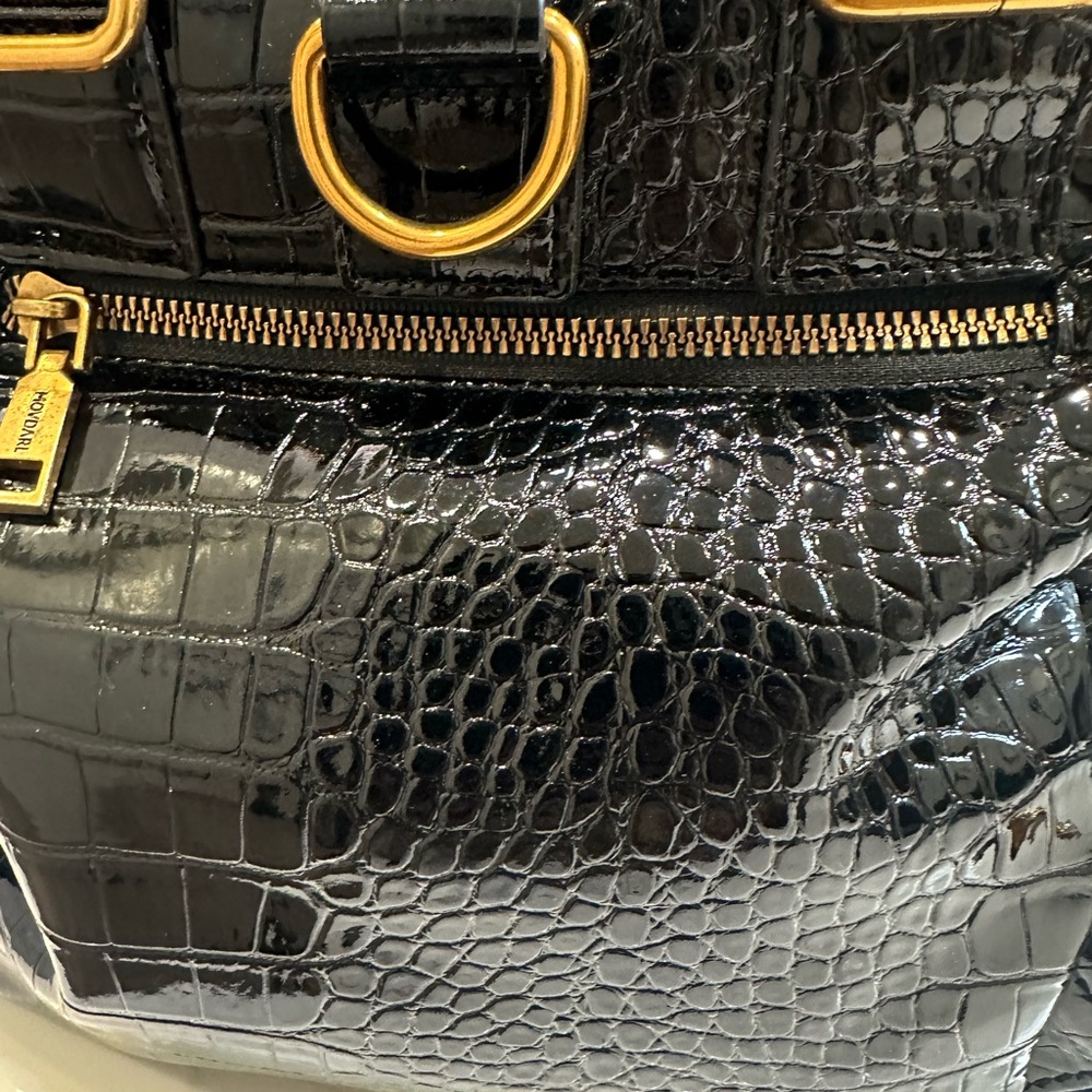 Chic Black Patterned Women's Backpack - image 5